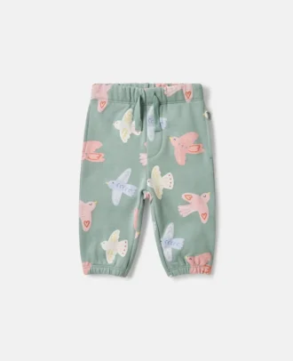 Dove Print Drawstring Sweatpants