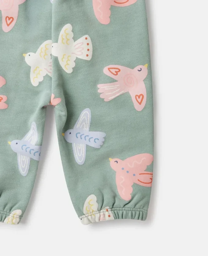 Dove Print Drawstring Sweatpants Dove Print Drawstring Sweatpants