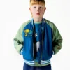Earth Friends Graphic Bomber Jacket Earth Friends Graphic Bomber Jacket