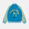 Earth Friends Graphic Bomber Jacket Earth Friends Graphic Bomber Jacket