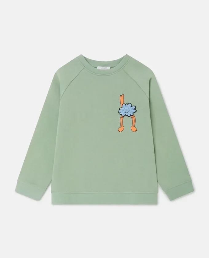 Earth Friends Graphic Crewneck Sweatshirt Earth Friends Graphic Crewneck Sweatshirt