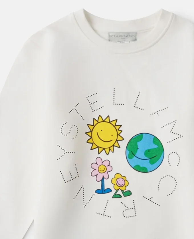 Earth Friends Graphic Crewneck Sweatshirt Earth Friends Graphic Crewneck Sweatshirt