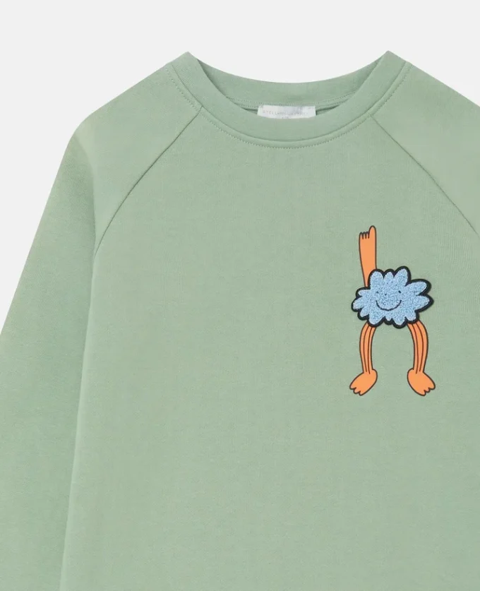 Earth Friends Graphic Crewneck Sweatshirt Earth Friends Graphic Crewneck Sweatshirt