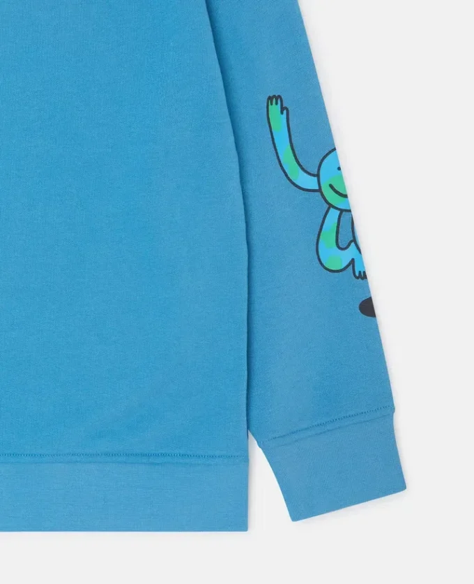 Earth Friends Graphic Crewneck Sweatshirt Earth Friends Graphic Crewneck Sweatshirt