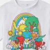 Earth Friends Graphic Cropped T-Shirt Earth Friends Graphic Cropped T-Shirt