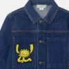 Earth Friends Graphic Denim Jacket Earth Friends Graphic Denim Jacket