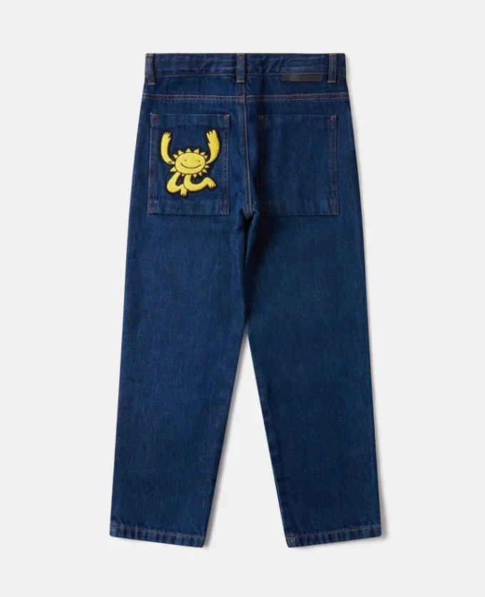 Earth Friends Graphic Denim Jeans Earth Friends Graphic Denim Jeans