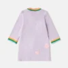 Earth Friends Graphic Embroidered Sweater Dress Earth Friends Graphic Embroidered Sweater Dress