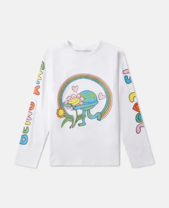 Earth Friends Graphic Long-Sleeve Top