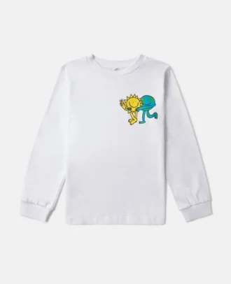 Earth Friends Graphic Long-Sleeve Top
