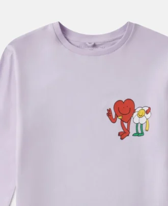 Earth Friends Graphic Long-Sleeve Top
