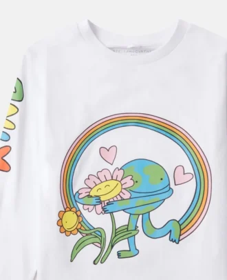 Earth Friends Graphic Long-Sleeve Top