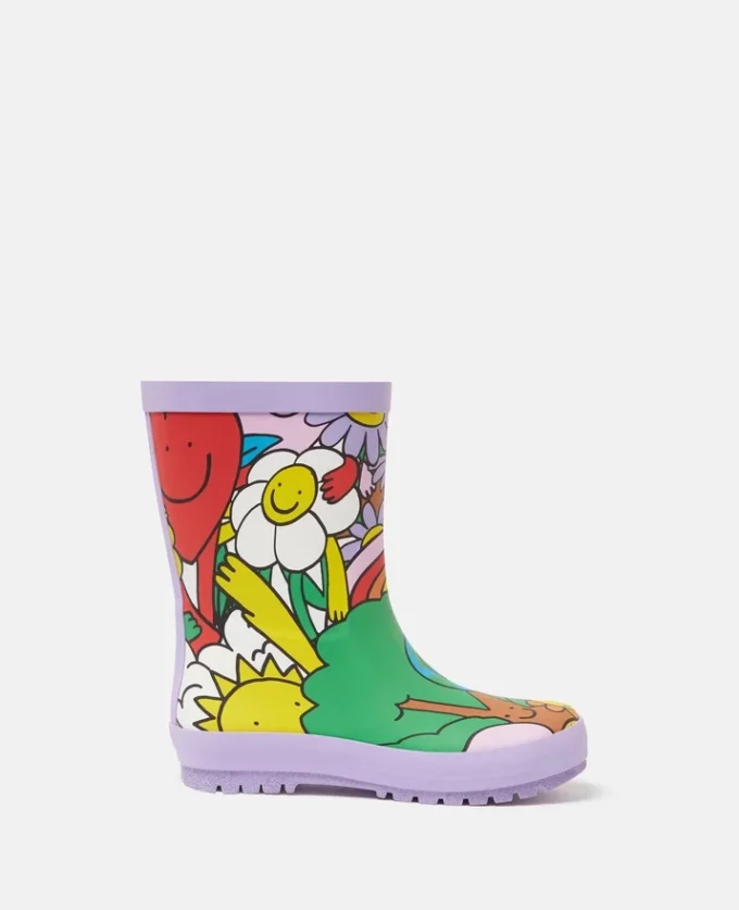 Earth Friends Graphic Rainboots Earth Friends Graphic Rainboots