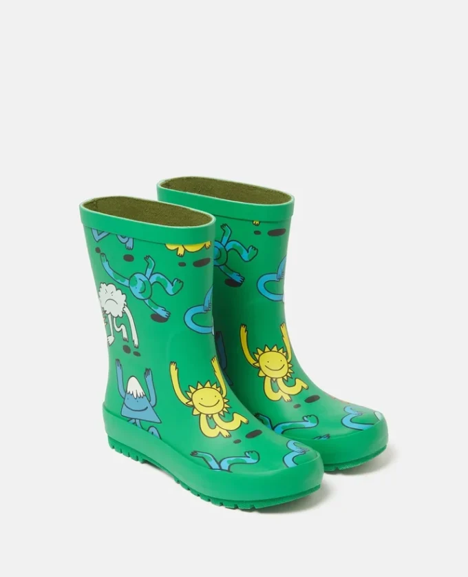 Earth Friends Graphic Rainboots Earth Friends Graphic Rainboots