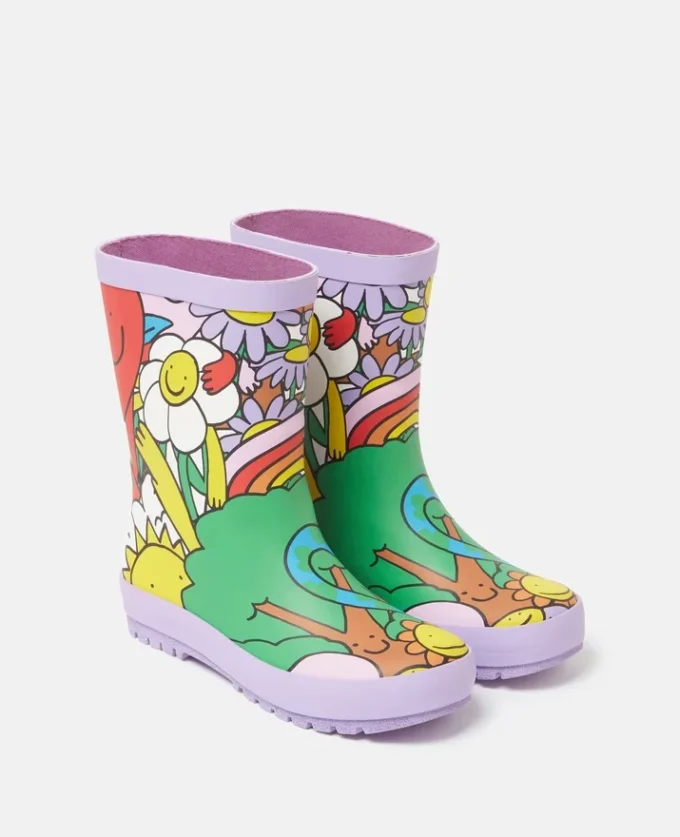 Earth Friends Graphic Rainboots Earth Friends Graphic Rainboots