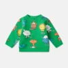 Earth Friends Print Crewneck Sweatshirt Earth Friends Print Crewneck Sweatshirt