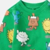 Earth Friends Print Crewneck Sweatshirt Earth Friends Print Crewneck Sweatshirt