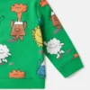 Earth Friends Print Crewneck Sweatshirt Earth Friends Print Crewneck Sweatshirt