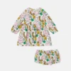Earth Friends Print Dress and Bloomers Set Earth Friends Print Dress and Bloomers Set