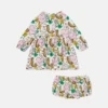 Earth Friends Print Dress and Bloomers Set Earth Friends Print Dress and Bloomers Set