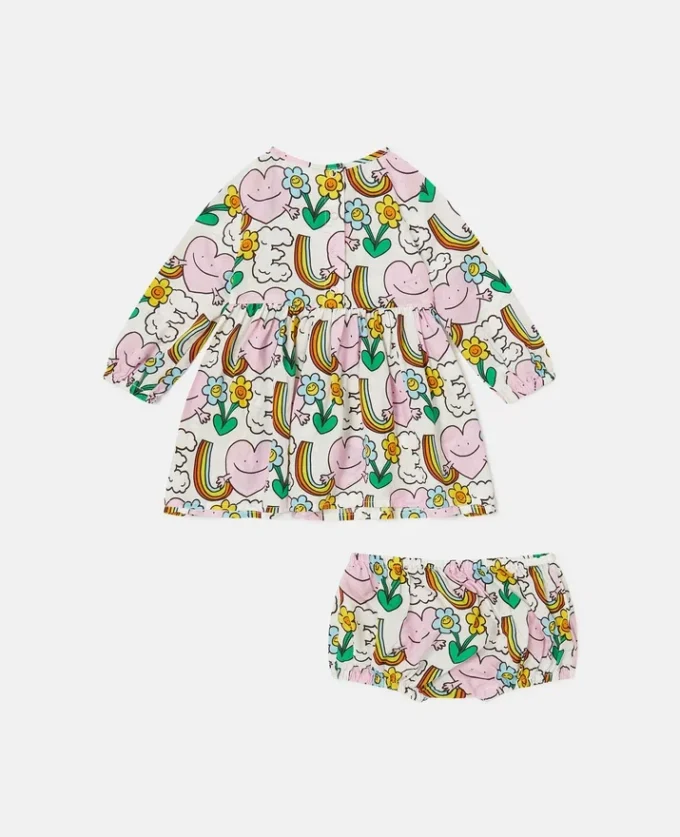 Earth Friends Print Dress and Bloomers Set Earth Friends Print Dress and Bloomers Set