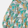 Earth Friends Print Long-Sleeve Dress Earth Friends Print Long-Sleeve Dress