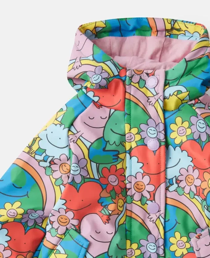 Earth Friends Print Raincoat Earth Friends Print Raincoat