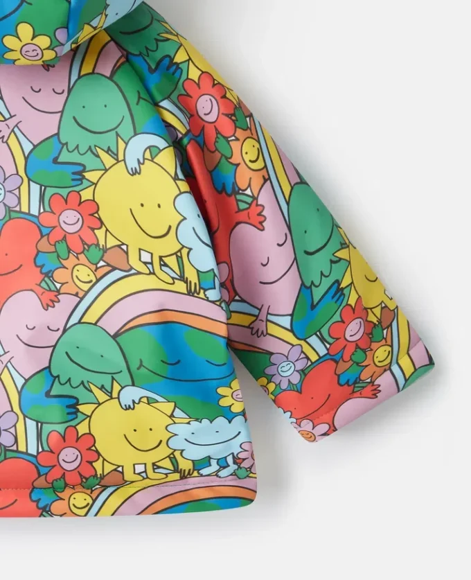 Earth Friends Print Raincoat Earth Friends Print Raincoat