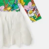 Earth Friends Print Tulle Petals Dress Earth Friends Print Tulle Petals Dress