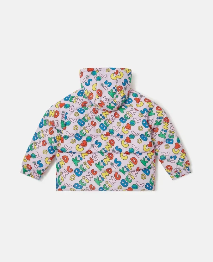 Earth Friends Text Print Raincoat Earth Friends Text Print Raincoat