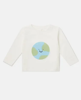 Earth Graphic Long-Sleeve Top