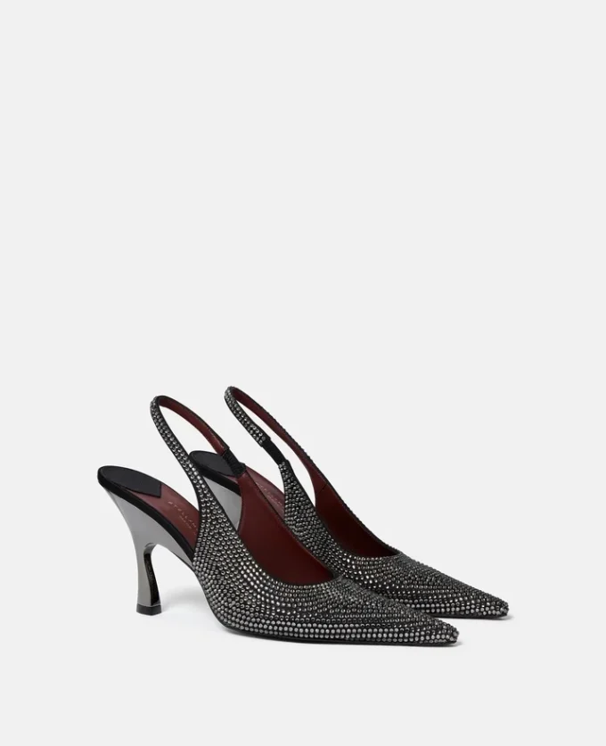Elsa Crystal-Embellished Slingbacks Elsa Crystal-Embellished Slingbacks