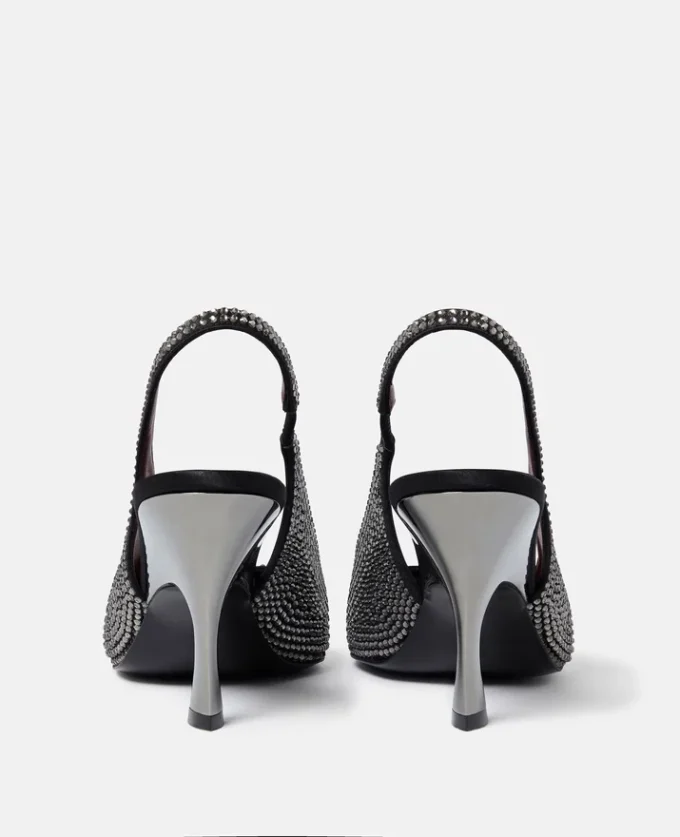 Elsa Crystal-Embellished Slingbacks Elsa Crystal-Embellished Slingbacks