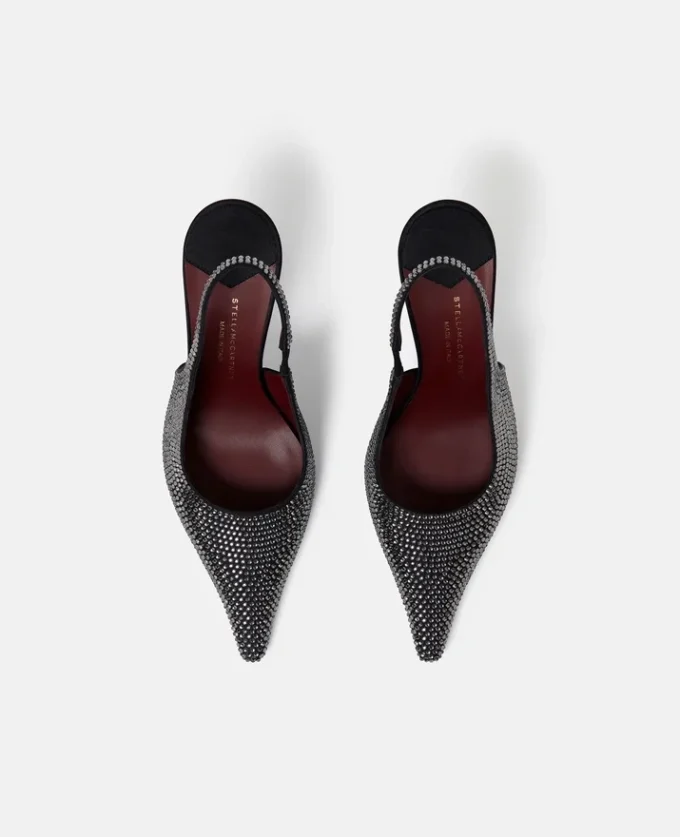 Elsa Crystal-Embellished Slingbacks Elsa Crystal-Embellished Slingbacks