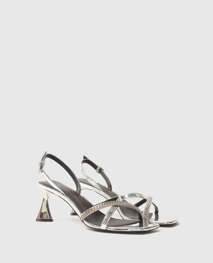 Elsa Metallic Heeled Sandals Elsa Metallic Heeled Sandals