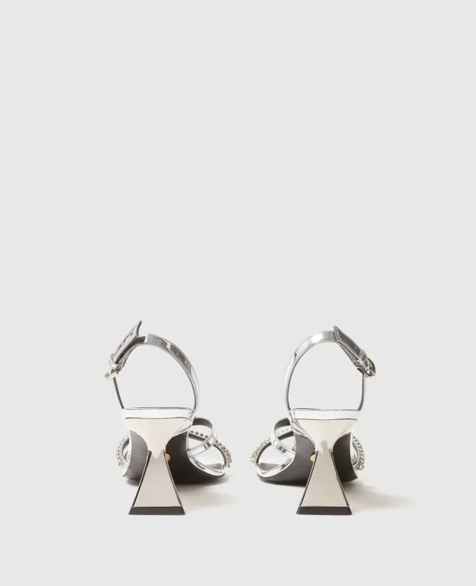Elsa Metallic Heeled Sandals Elsa Metallic Heeled Sandals