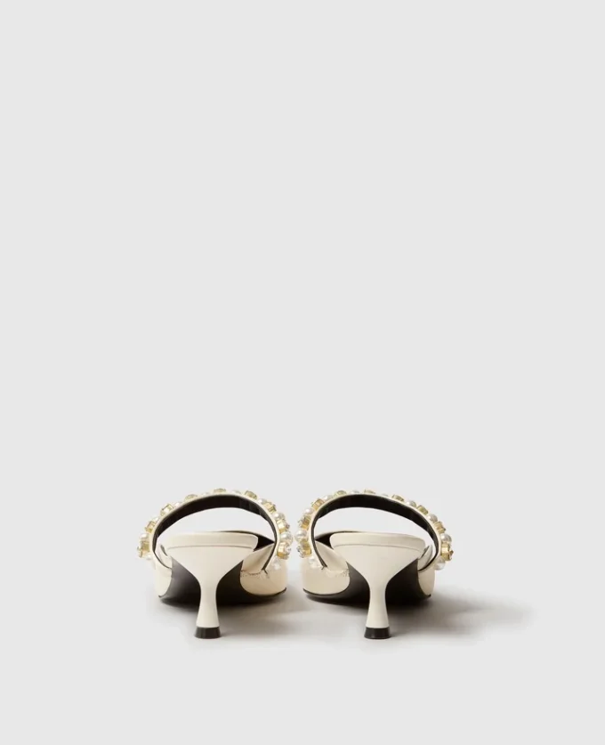 Elsa Pearl-Embellished Kitten Heels Elsa Pearl-Embellished Kitten Heels