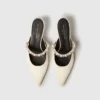 Elsa Pearl-Embellished Kitten Heels Elsa Pearl-Embellished Kitten Heels