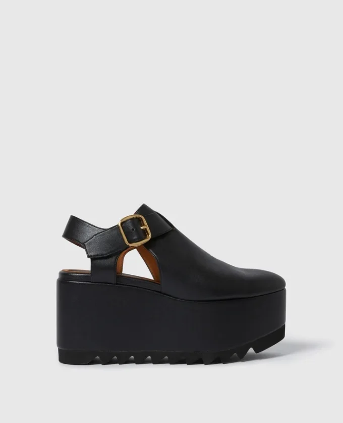 Elyse Closed-Toe T-Bar Platform Sandal Elyse Closed-Toe T-Bar Platform Sandal