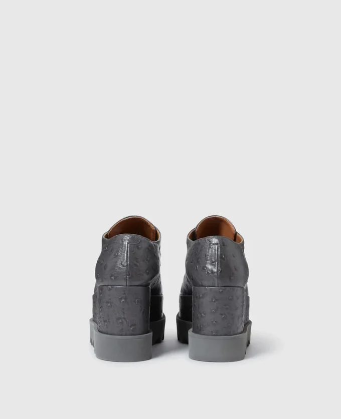 Elyse Ostrich Platform Shoes Elyse Ostrich Platform Shoes