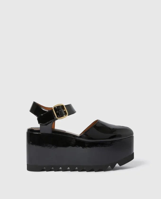 Elyse Patent Platform Sandals Elyse Patent Platform Sandals