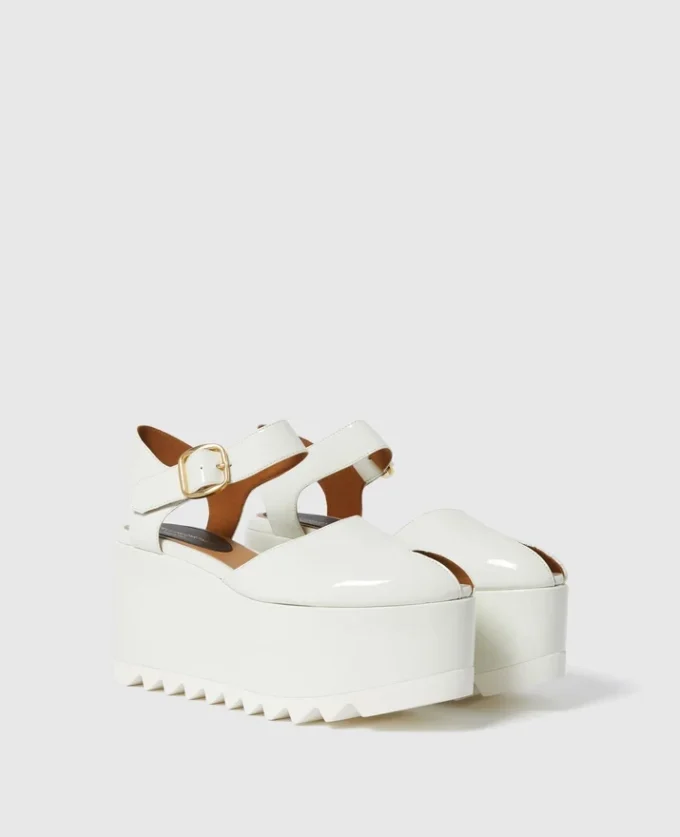Elyse Patent Platform Sandals Elyse Patent Platform Sandals