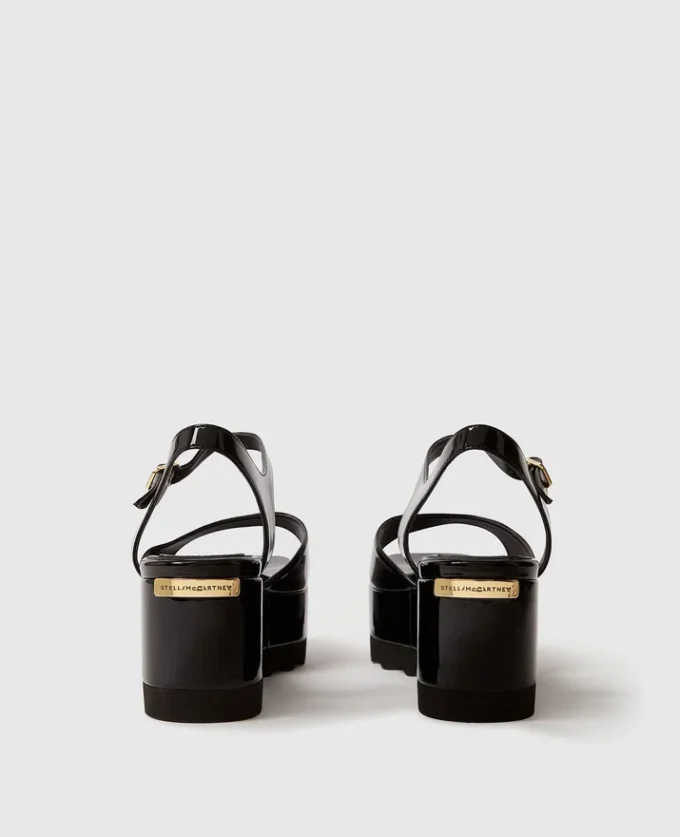 Elyse Patent Platform Sandals Elyse Patent Platform Sandals