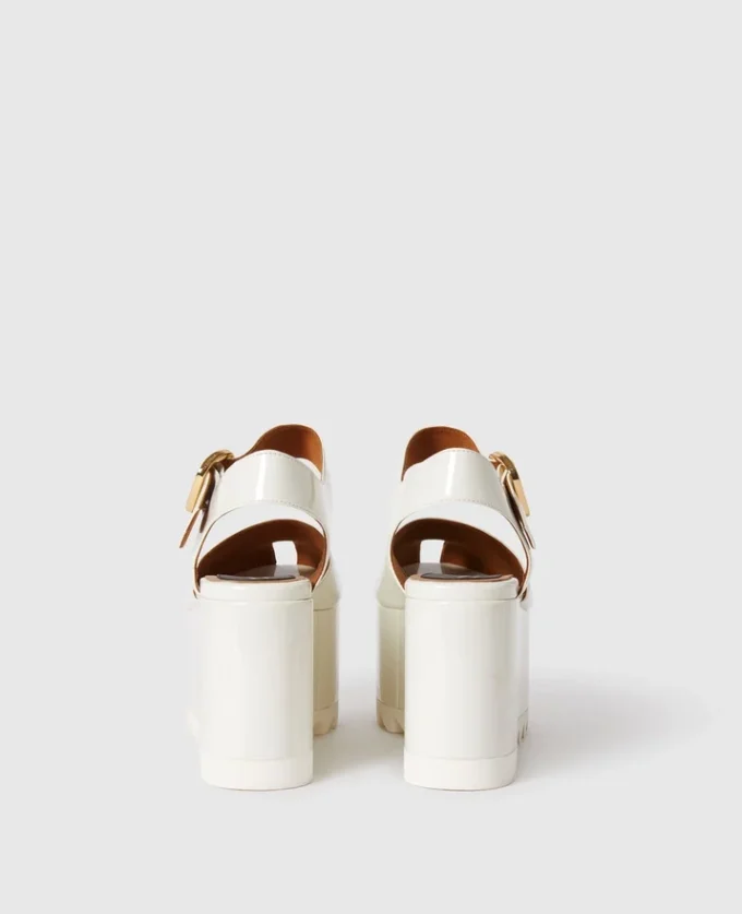 Elyse Patent Platform Sandals Elyse Patent Platform Sandals