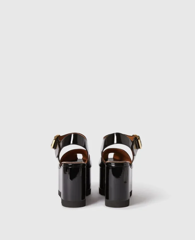 Elyse Patent Platform Sandals Elyse Patent Platform Sandals