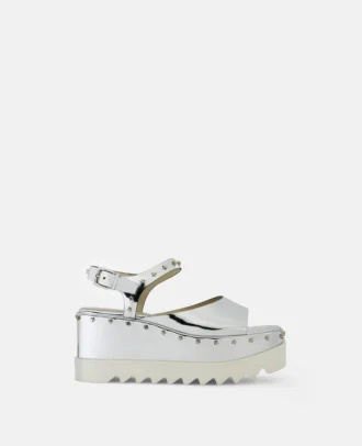 Elyse Star Stud Mirrored Platform Sandals