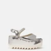 Elyse Star Stud Mirrored Platform Sandals Elyse Star Stud Mirrored Platform Sandals