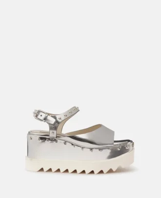 Elyse Star Stud Mirrored Platform Sandals