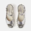 Elyse Star Stud Mirrored Platform Sandals Elyse Star Stud Mirrored Platform Sandals