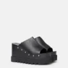Elyse Studded Slide Wedge Sandals